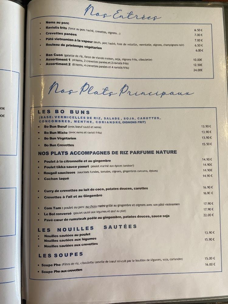 Chez Sandy - Menu Image 1