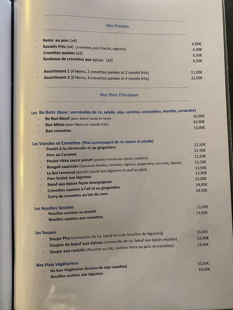 Chez Sandy - Menu Image 4